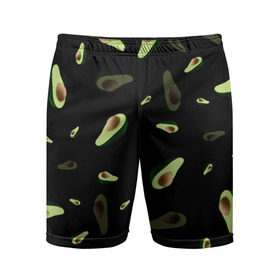 Мужские шорты спортивные с принтом Авокадо в Курске,  |  | авокадо | веган | еда блогеров | мемы | минимализм | прикольные картинки | прикольные надписи | растение | смешное авокадо | фрукт