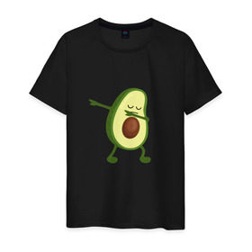 Мужская футболка хлопок с принтом Авокадо в Курске, 100% хлопок | прямой крой, круглый вырез горловины, длина до линии бедер, слегка спущенное плечо. | авокадо | веган | еда блогеров | мемы | минимализм | прикольные картинки | прикольные надписи | растение | смешное авокадо | фрукт