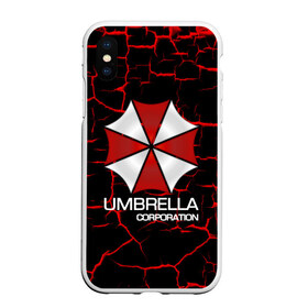 Чехол для iPhone XS Max матовый с принтом UMBRELLA CORP в Курске, Силикон | Область печати: задняя сторона чехла, без боковых панелей | biohazard | biohazard 7 | crocodile | fang | game | hand | monster | new umbrella | resident evil | resident evil 7 | umbrella | umbrella corp | umbrella corporation | zombie | обитель