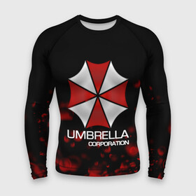 Мужской рашгард 3D с принтом UMBRELLA CORP в Курске,  |  | biohazard | biohazard 7 | crocodile | fang | game | hand | monster | new umbrella | resident evil | resident evil 7 | umbrella | umbrella corp | umbrella corporation | zombie | обитель