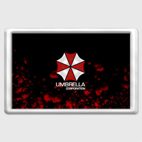 Магнит 45*70 с принтом UMBRELLA CORP в Курске, Пластик | Размер: 78*52 мм; Размер печати: 70*45 | biohazard | biohazard 7 | crocodile | fang | game | hand | monster | new umbrella | resident evil | resident evil 7 | umbrella | umbrella corp | umbrella corporation | zombie | обитель