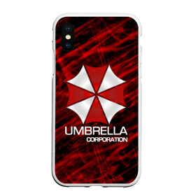 Чехол для iPhone XS Max матовый с принтом UMBRELLA CORP в Курске, Силикон | Область печати: задняя сторона чехла, без боковых панелей | biohazard | biohazard 7 | crocodile | fang | game | hand | monster | new umbrella | resident evil | resident evil 7 | umbrella | umbrella corp | umbrella corporation | zombie | обитель