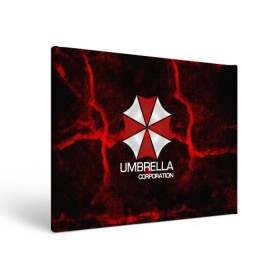 Холст прямоугольный с принтом UMBRELLA CORP в Курске, 100% ПВХ |  | biohazard | biohazard 7 | crocodile | fang | game | hand | monster | new umbrella | resident evil | resident evil 7 | umbrella | umbrella corp | umbrella corporation | zombie | обитель