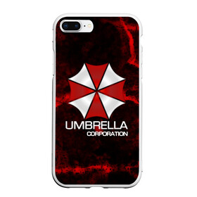 Чехол для iPhone 7Plus/8 Plus матовый с принтом UMBRELLA CORP в Курске, Силикон | Область печати: задняя сторона чехла, без боковых панелей | biohazard | biohazard 7 | crocodile | fang | game | hand | monster | new umbrella | resident evil | resident evil 7 | umbrella | umbrella corp | umbrella corporation | zombie | обитель