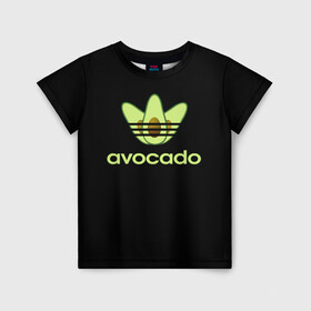 Детская футболка 3D с принтом Авокадо в Курске, 100% гипоаллергенный полиэфир | прямой крой, круглый вырез горловины, длина до линии бедер, чуть спущенное плечо, ткань немного тянется | авокадо | веган | еда блогеров | мемы | минимализм | прикольные картинки | прикольные надписи | растение | смешное авокадо | фрукт