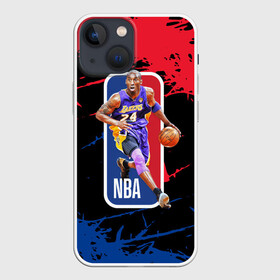 Чехол для iPhone 13 mini с принтом KOBE BRYANT. в Курске,  |  | 24 | kobebryant | lakers | nba | баскетбол | баскетболист | коби брайант | лейкерс | нба | спорт