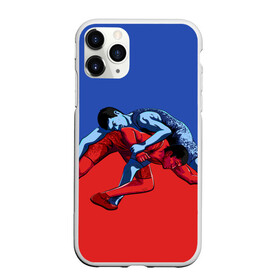 Чехол для iPhone 11 Pro матовый с принтом Борьба в Курске, Силикон |  | sport | wrestling | борьба | вольная | греко римская | единоборство | спорт