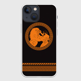 Чехол для iPhone 13 mini с принтом Греко римская борьба в Курске,  |  | hercules | lion | sport | wrestling | борьба | вольная | геракл | греко римская | единоборство | лев | спорт