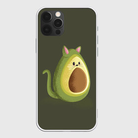 Чехол для iPhone 12 Pro Max с принтом AVOCATO в Курске, Силикон |  | avocado | avocato | avogato | cat | cats | авокадо | авокато | авокот | картинка | картинки | кот | коте | котэ | прикольная | прикольные