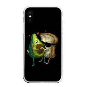 Чехол для iPhone XS Max матовый с принтом Love в Курске, Силикон | Область печати: задняя сторона чехла, без боковых панелей | avocado | avocato | avogato | cat | cats | авокадо | авокато | авокот | картинка | картинки | кот | коте | котэ | прикольная | прикольные