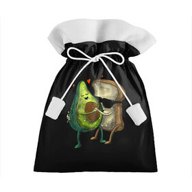 Подарочный 3D мешок с принтом Love в Курске, 100% полиэстер | Размер: 29*39 см | avocado | avocato | avogato | cat | cats | авокадо | авокато | авокот | картинка | картинки | кот | коте | котэ | прикольная | прикольные