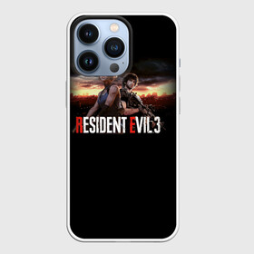 Чехол для iPhone 13 Pro с принтом Resident Evil 3 в Курске,  |  | Тематика изображения на принте: carlos oliveira | jill valentine | nemesis | re 3 | resident evil 3 remake | джил вэлентайн | карлос оливейра | немезида | немезис | обитель зла