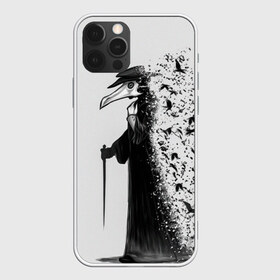 Чехол для iPhone 12 Pro Max с принтом Чумной доктор в Курске, Силикон |  | Тематика изображения на принте: lord | plague | болезнь | вороны | доктор | маска | птицы | чумной