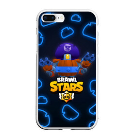 Чехол для iPhone 7Plus/8 Plus матовый с принтом Brawl Stars Darryl в Курске, Силикон | Область печати: задняя сторона чехла, без боковых панелей | Тематика изображения на принте: bea | bo | brawl stars | crow | darryl | daryl | dynamike | frank | gt max | gt макс | max | mortis | sakura spike | sally leon | sally леон | sandy | shark leon | spike | акула леон | беа | бо | бравл старс | динамайк | дэррил. дэрил | ма