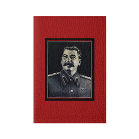 Обложка для паспорта матовая кожа с принтом Сталин в Курске, натуральная матовая кожа | размер 19,3 х 13,7 см; прозрачные пластиковые крепления | stalin | брэнд | классно | красиво | круто | мода | сталин | стиль