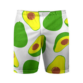 Мужские шорты спортивные с принтом АВОКАДО в Курске,  |  | ovakado | авокадо | фрукты