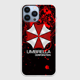 Чехол для iPhone 13 Pro Max с принтом UMBRELLA CORP в Курске,  |  | Тематика изображения на принте: biohazard | biohazard 7 | crocodile | fang | game | hand | monster | new umbrella | resident evil | resident evil 7 | umbrella | umbrella corp | umbrella corporation | zombie | обитель