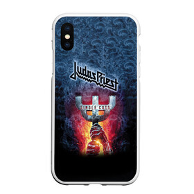 Чехол для iPhone XS Max матовый с принтом Judas priest в Курске, Силикон | Область печати: задняя сторона чехла, без боковых панелей | heavy metal | judas | judas priest | metal | priest | гленн типтон | грув метал | йен хилл | ричи фолкнер | роб хэлфорд | скотт трэвис | хард рок | хеви метал