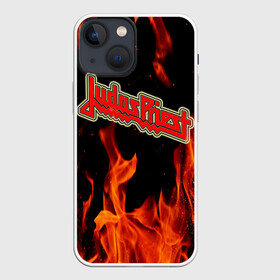 Чехол для iPhone 13 mini с принтом JUDAS PRIEST. в Курске,  |  | firepower | judas priest | бог металла | джудас прист | иуда прист | музыка | роб хэлфорд | рок | рок н ролл | хэви метал