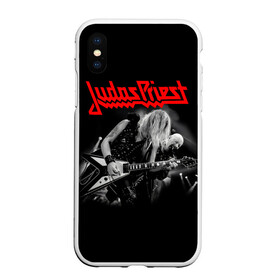 Чехол для iPhone XS Max матовый с принтом JUDAS PRIEST в Курске, Силикон | Область печати: задняя сторона чехла, без боковых панелей | firepower | judas priest | бог металла | джудас прист | иуда прист | музыка | роб хэлфорд | рок | рок н ролл | хэви метал