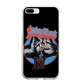 Чехол для iPhone 7Plus/8 Plus матовый с принтом Judas Priest в Курске, Силикон | Область печати: задняя сторона чехла, без боковых панелей | album | judas priest | metal | music | rock | джудас прист | метал | рок