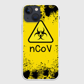 Чехол для iPhone 13 mini с принтом nСov в Курске,  |  | ncov | биоинк | китай | коронавирус | сталкер | чума | эпидемия