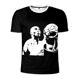 Мужская футболка 3D спортивная с принтом Kobe Bryant 24 в Курске, 100% полиэстер с улучшенными характеристиками | приталенный силуэт, круглая горловина, широкие плечи, сужается к линии бедра | 24 | basketball | bryant | kobe | lakers | nba