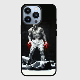 Чехол для iPhone 13 Pro с принтом Muhammad Ali в Курске,  |  | Тематика изображения на принте: ali | muhammad ali | the greatest | али | бокс | мухамед али | мухаммед али