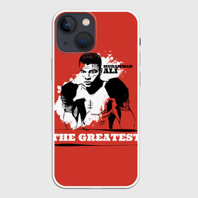 Чехол для iPhone 13 mini с принтом The Greatest в Курске,  |  | ali | muhammad ali | the greatest | али | бокс | мухамед али | мухаммед али
