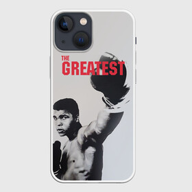 Чехол для iPhone 13 mini с принтом The Greatest в Курске,  |  | ali | muhammad ali | the greatest | али | бокс | мухамед али | мухаммед али