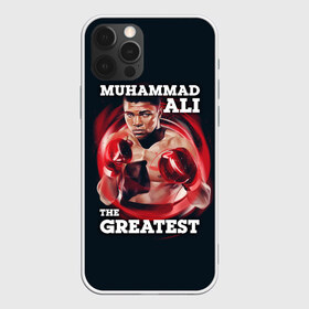 Чехол для iPhone 12 Pro Max с принтом Muhammad Ali в Курске, Силикон |  | ali | muhammad ali | the greatest | али | бокс | мухамед али | мухаммед али