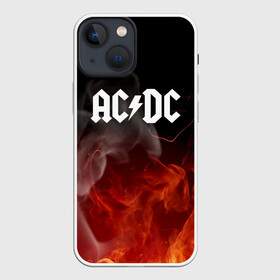 Чехол для iPhone 13 mini с принтом AC DC в Курске,  |  | ac dc | acdc | ангус янг | ас дс | асдс | бон скотт | брайан джонсон | дэйв эванс | клифф уильямс | крис слейд | малькольм янг | стиви янг | фил радд | эксл роуз