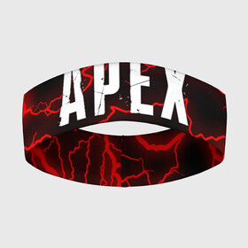 Повязка на голову 3D с принтом APEX LEGENDS в Курске,  |  | apex | apex legends | battle | battle royal | bloodhound | titanfall | wraith | апекс | апекс легендс | батл рояль | битва | война | каустик | королевская битва