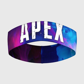 Повязка на голову 3D с принтом APEX LEGENDS в Курске,  |  | apex | apex legends | battle | battle royal | bloodhound | titanfall | wraith | апекс | апекс легендс | батл рояль | битва | война | каустик | королевская битва