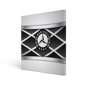 Холст квадратный с принтом MERCEDES-BENZ в Курске, 100% ПВХ |  | amg | auto | bmw | honda | jdm | mercedes | nissan | porsche | racing | sport | toyota | автомобил | автомобильные | киа | лексус | марка | машины | митсубиси | ниссан | порше | спорт | субару | тесла | тойота | хонда