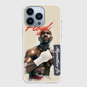 Чехол для iPhone 13 Pro с принтом Floyd в Курске,  |  | Тематика изображения на принте: floyd | floyd mayweather jr. | ssru | бокс | майвайзер | майвейзер | мейвезер | флойд мейвезер