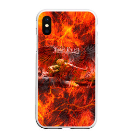 Чехол для iPhone XS Max матовый с принтом Judas Priest в Курске, Силикон | Область печати: задняя сторона чехла, без боковых панелей | judas | priest | грув метал | группа | рок | хард рок | хеви метал