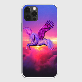 Чехол для iPhone 12 Pro Max с принтом Dusk Sky Horse в Курске, Силикон |  | высота | закат | конь | крылья | легенды | летать | летающий | лошадь | мистический | мифология | мифы | небесный | небо | облака | облач | пегас | плед | подушка | полет | пурпурный | сумерки | сумка