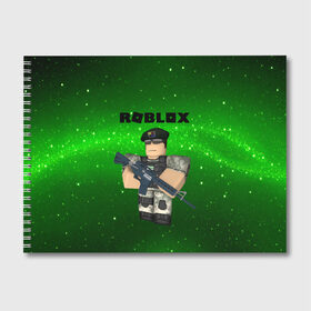 Альбом для рисования с принтом Roblox в Курске, 100% бумага
 | матовая бумага, плотность 200 мг. | game | roblox | блок | игра | игрушка | лего | майнкрафт | персонажи | персонажи из кубиков | роблокс | робот