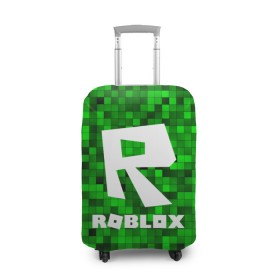 Чехол для чемодана 3D с принтом Roblox в Курске, 86% полиэфир, 14% спандекс | двустороннее нанесение принта, прорези для ручек и колес | game | roblox | блок | игра | игрушка | лего | майнкрафт | персонажи | персонажи из кубиков | роблокс | робот