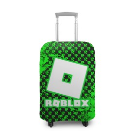 Чехол для чемодана 3D с принтом Roblox. в Курске, 86% полиэфир, 14% спандекс | двустороннее нанесение принта, прорези для ручек и колес | game | roblox | блок | игра | игрушка | лего | майнкрафт | персонажи | персонажи из кубиков | роблокс | робот