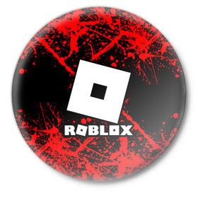 Значок с принтом Roblox. в Курске,  металл | круглая форма, металлическая застежка в виде булавки | game | roblox | блок | игра | игрушка | лего | майнкрафт | персонажи | персонажи из кубиков | роблокс | робот
