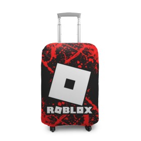 Чехол для чемодана 3D с принтом Roblox. в Курске, 86% полиэфир, 14% спандекс | двустороннее нанесение принта, прорези для ручек и колес | game | roblox | блок | игра | игрушка | лего | майнкрафт | персонажи | персонажи из кубиков | роблокс | робот