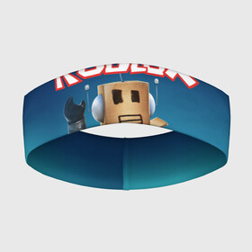 Повязка на голову 3D с принтом ROBLOX в Курске,  |  | roblox | игра | компьютерная игра | логотип | онлайн | онлайн игра | роблакс | роблокс