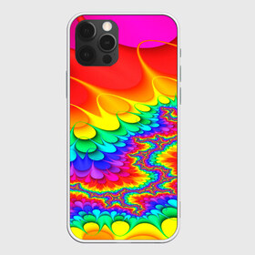 Чехол для iPhone 12 Pro Max с принтом TIE-DYE в Курске, Силикон |  | Тематика изображения на принте: abstract | abstraction | color | fractal | geometry | paitnt | polygon | polygonal | psy | абстракция | геометрия | краски | неоновые | полигоны | психоделика | фрактал