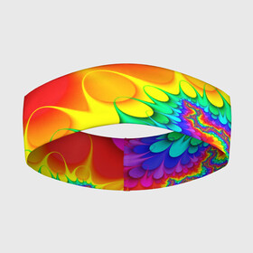 Повязка на голову 3D с принтом TIE DYE в Курске,  |  | abstract | abstraction | color | fractal | geometry | paitnt | polygon | polygonal | psy | абстракция | геометрия | краски | неоновые | полигоны | психоделика | фрактал