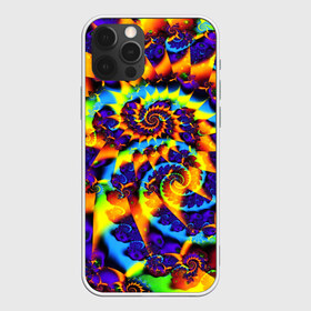 Чехол для iPhone 12 Pro Max с принтом TIE-DYE COLOR в Курске, Силикон |  | Тематика изображения на принте: abstract | abstraction | color | fractal | geometry | paitnt | polygon | polygonal | psy | абстракция | геометрия | краски | неоновые | полигоны | психоделика | фрактал