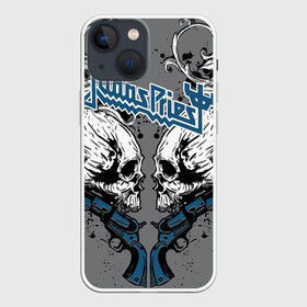 Чехол для iPhone 13 mini с принтом Judas Priest в Курске,  |  | breaking the law | judas priest | live | painkiller | гленн типтон | грув | метал | роб хэлфорд | рок | тим оуэнс | хард | хеви