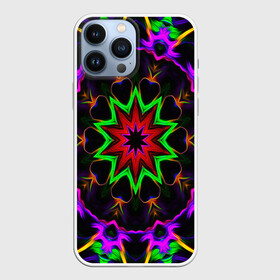 Чехол для iPhone 13 Pro Max с принтом COLORS DYE в Курске,  |  | Тематика изображения на принте: abstract | abstraction | color | fractal | geometry | paitnt | polygon | polygonal | psy | абстракция | геометрия | краски | неоновые | полигоны | психоделика | фрактал