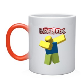 Кружка хамелеон с принтом Roblox Dab в Курске, керамика | меняет цвет при нагревании, емкость 330 мл | game | game roblox | logo roblox | online game | oof roblox dabbing | roblox | roblox dab | roblox noob | игра | игра роблокс | лого роблокс | онлайн игра | онлайн игра роблокс | роблокс | роблокс даб